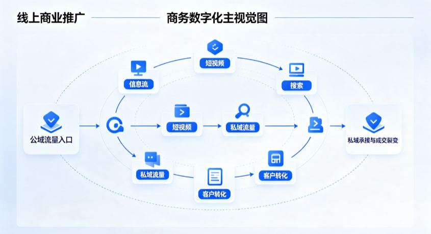 任县线上商业推广怎么做？全域流量闭环搭建与低成本转化实战指南